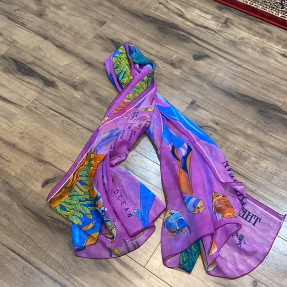 The Caribbean  large Scarf” swim “ - Picture 1 of 10